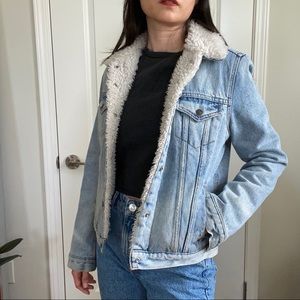 Levi’s sherling denim jacket